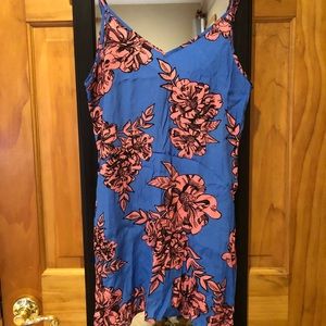 MINK PINK Slip Dress Print Size Small